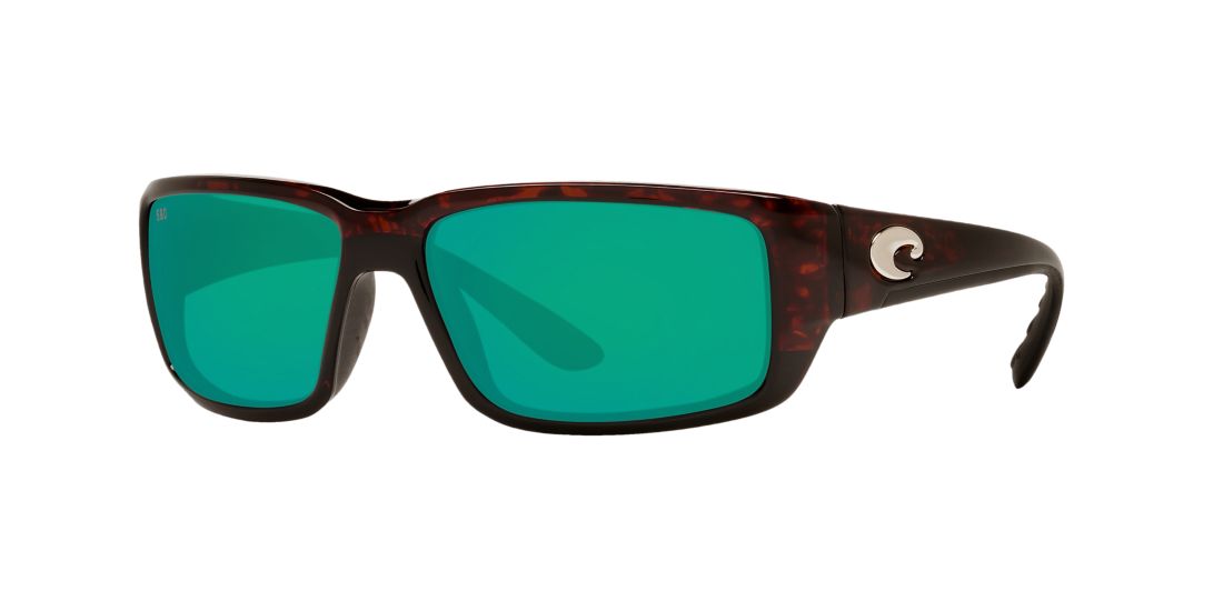 Costa Del Mar Man FANTAIL POLARIZED - Frame color: Tortoise, Lens color: Green, Size 59-18/120