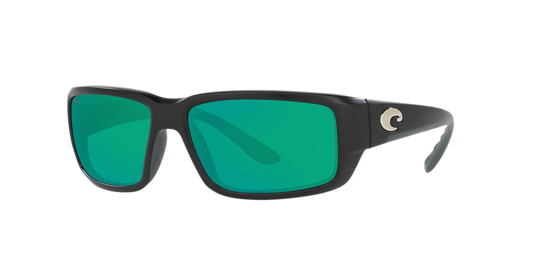 Costa Del Mar Man FANTAIL POLARIZED - Frame color: Matte Black, Lens color: Green, Size 64-17/120 Costa Del Mar Man FANTAIL POLARIZED - Frame color: Matte Black, Lens color: Green, Size 64-17/120