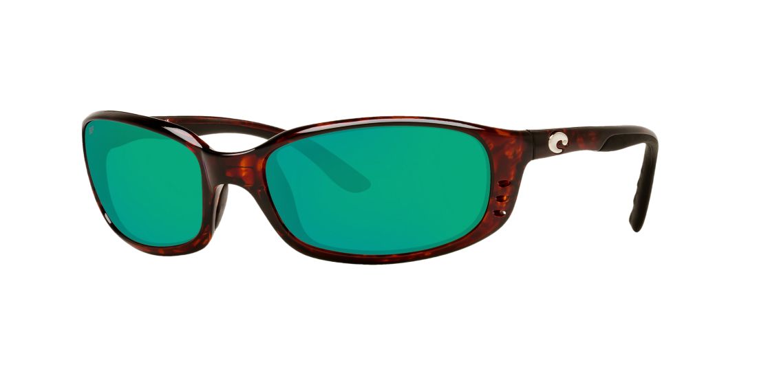 Costa Del Mar Unisex BRINE 06S000004 - Frame color: Tortoise, Lens color: Green, Size 59-19/118