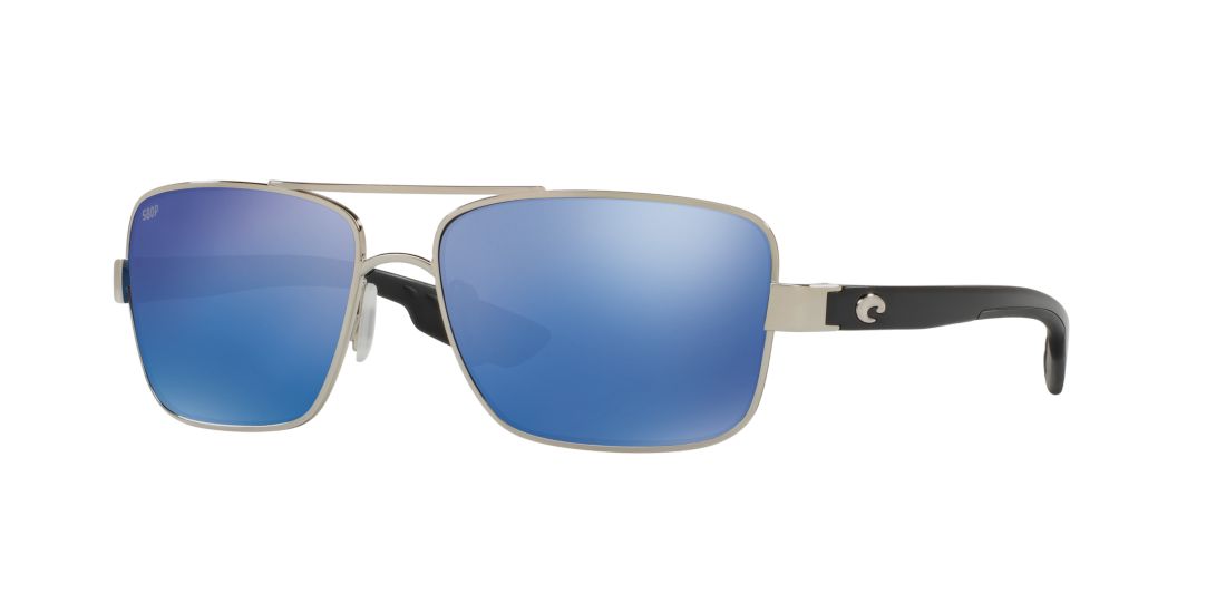 Costa Del Mar Man NORTH TURN - Frame color: Silver, Lens color: Blue, Size 59-16/126