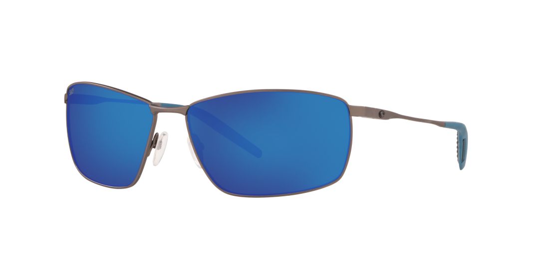 Costa Del Mar Unisex Turret - Frame color: Gold, Lens color: Blue, Size 63-16/128