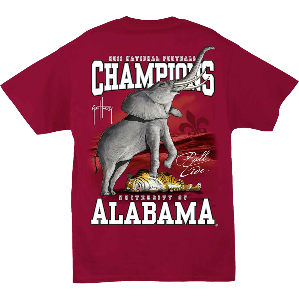 Guy Harvey University of Alabama Collegiate Championship T Shirt 