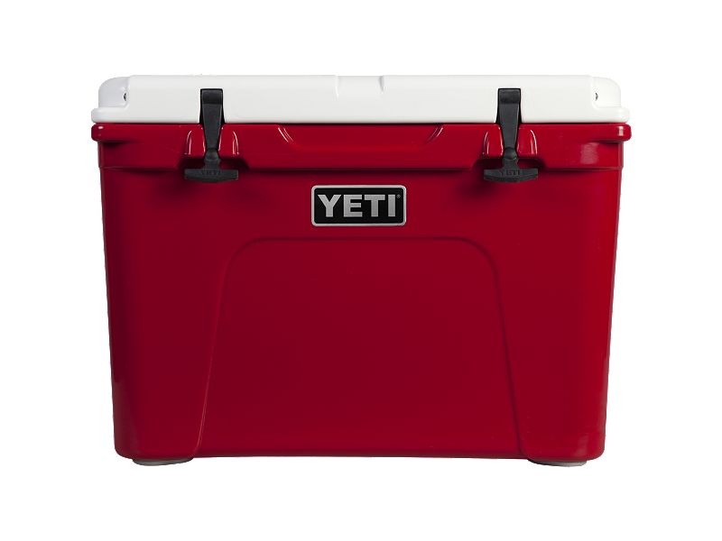 Yeti Tundra 50 Quart Cooler - Crimson/White