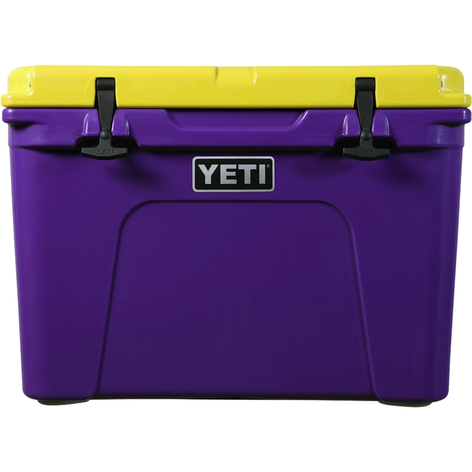 Yeti Tundra 50 Quart Cooler   Purple/Gold  