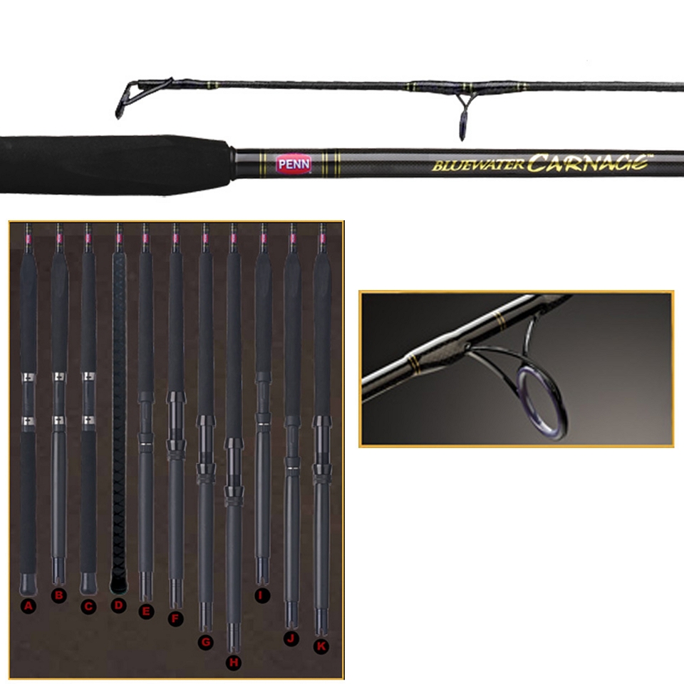 Penn Bluewater Carnage CARBW1220S70 Spinning Rod