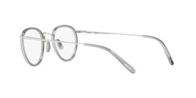 Optical Ov1104 Workman Grey Brushed Silver Demo Lens Metal Oliver Peoples Usa