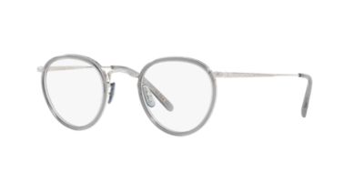 Optical Ov1104 Workman Grey Brushed Silver Demo Lens Metal Oliver Peoples Usa