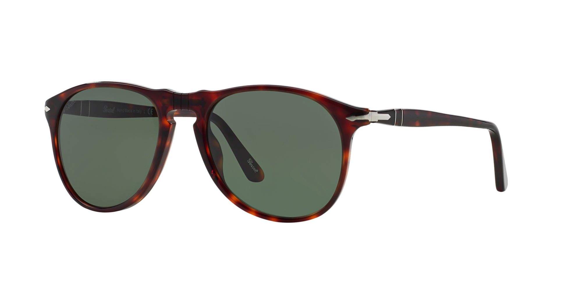 Sunglasses PO9649S Havana Green Acetate Persol USA
