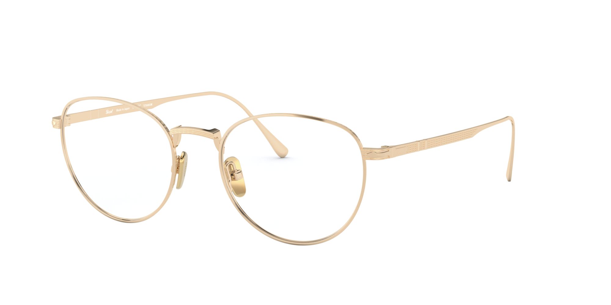 New Arrivals PO5002VT - Gold - Demo Lens - Titanium | Persol USA