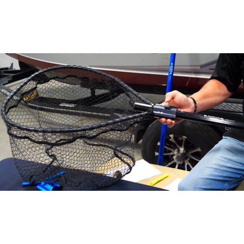 Ranger Rubber Replacement Hook-Free Net, Black, X-Large Fits Hoop