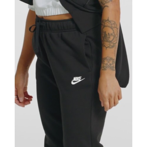Nike Womens Sportswear Club Fleece Slim Jogger Pants Black XL