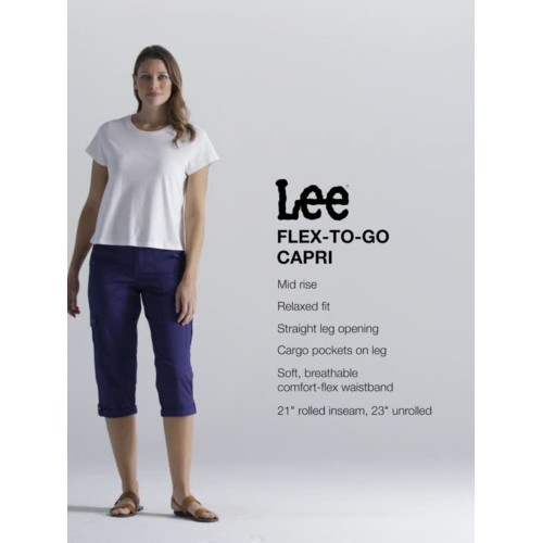 Lee Flex-to-Go Relaxed Cargo Capri