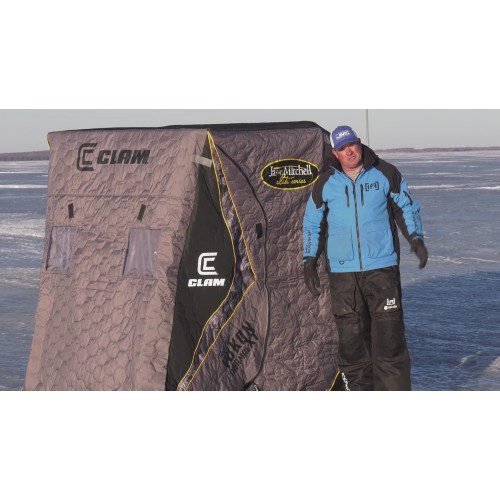 Clam Jason Mitchell Yukon XT Flip-Over Ice Shelter