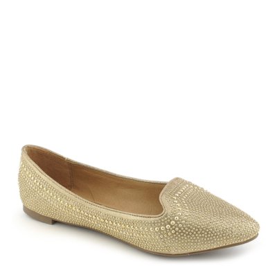 Breckelle's Vena-03 Women's Gold Slip On Shoe | Shiekh Shoes