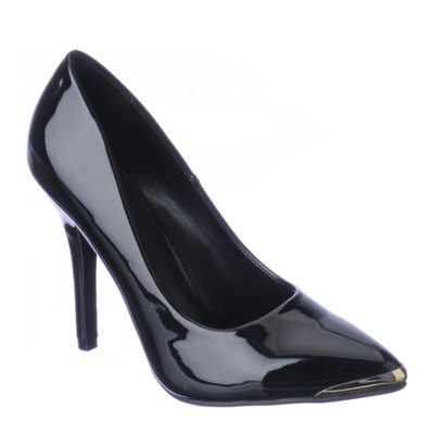 Shiekh Daber-S black PU high heel pump dress shoe