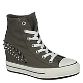 Converse Chuck Taylor Platform grey casual wedge sneaker | Shiekh Shoes