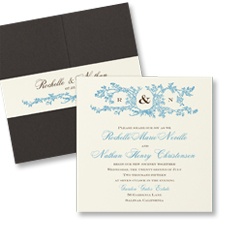 Carlson Craft Pocket Wedding Invitations 9