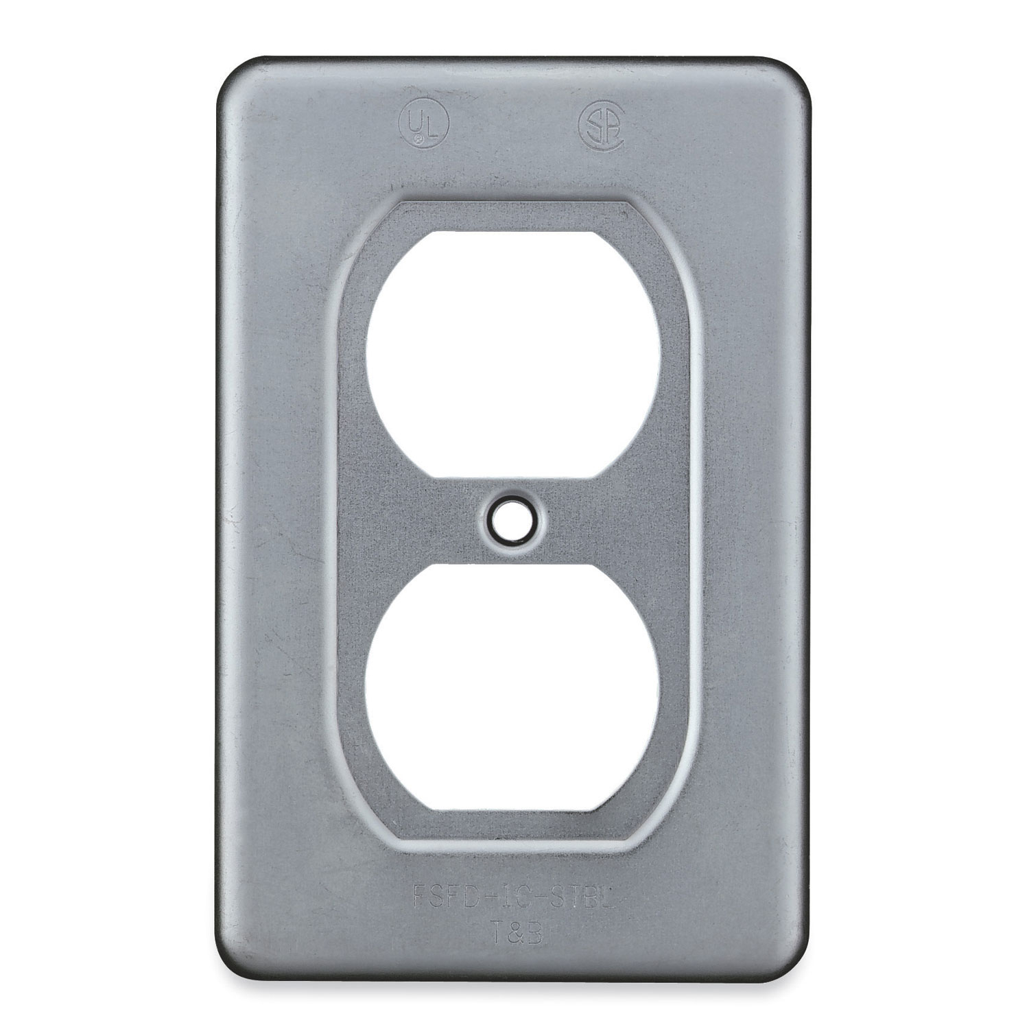 Thomas & Betts DS23-TB 1-Gang FS/FD Duplex Receptacle Cover ...