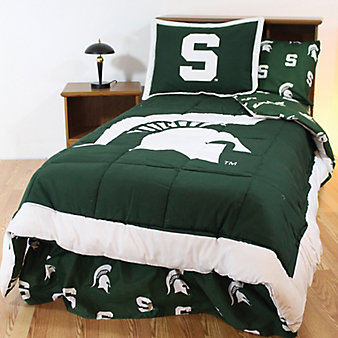 College Covers Michigan State University Bed In A Bag