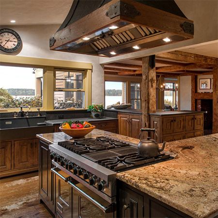 3 Kitchens That Embody Rustic Charm And Warmth By Mitchell Parker, Houzz -  Viking Range, LLC