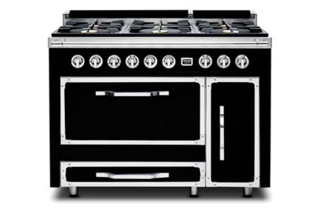 Viking Tuscany 66 in. 7.6 cu. ft. Convection Double Oven Freestanding Dual  Fuel Range with 6 Sealed Burners & Griddle - Cast Black