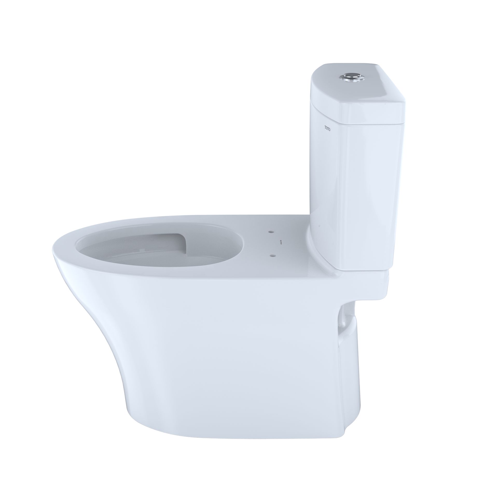 TOTO ST446UM#01 Aquia IV 1G Dual Flush 1.0 and 0.8 GPF White-ST446UM Toilet Tank Cotton White 