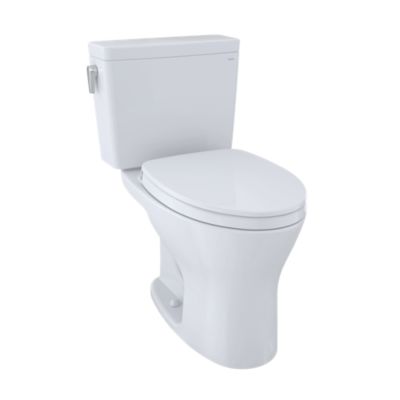 TOTO Drake Two-Piece Elongated Dual Flush 1.6 and 0.8 GPF Toilet Tank with WA... 