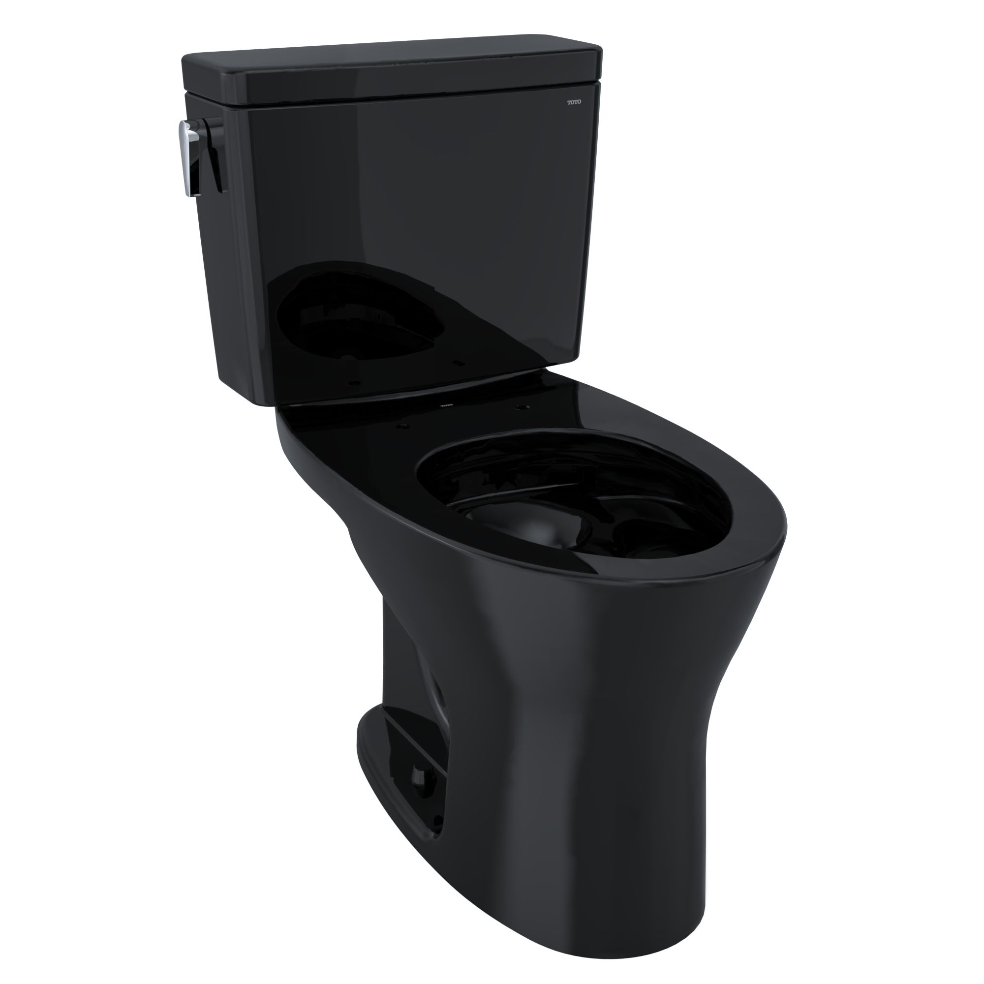 Cotton White TOTO CST746CSMFG#01 Drake Two-Piece Elongated Dual Flush 1.6 and 0.8 GPF Universal Height DYNAMAX TORNADO FLUSH Toilet with CEFIONTECT 