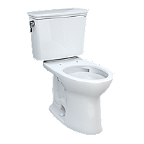 Drake&reg; Transitional Two-piece Toilet, 1.28 GPF, Elongated Bowl - Universal Height - 10&quot; Rough-In