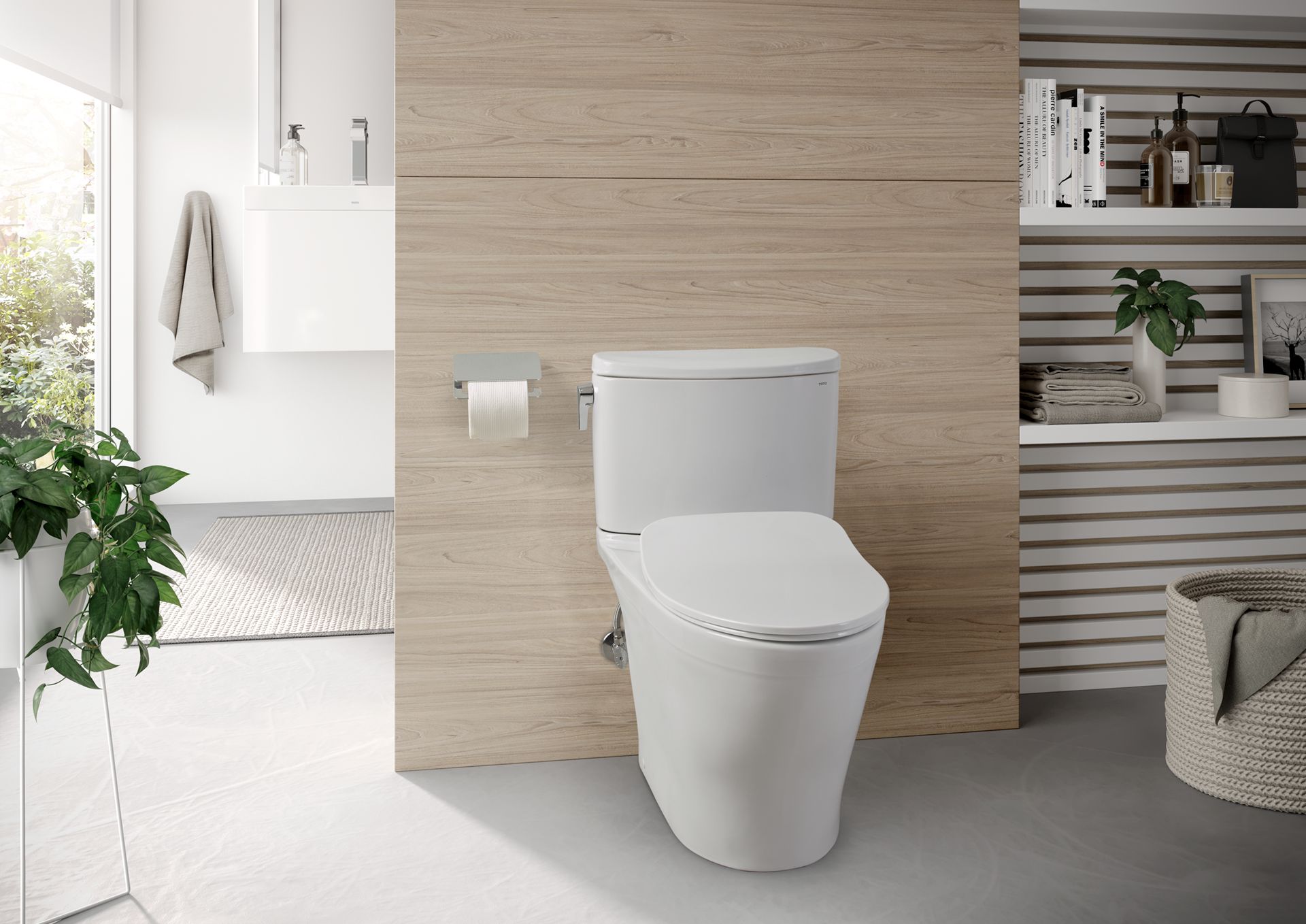 Nexus® Two-Piece Toilet, 1.28 GPF, Elongated Bowl - Slim Seat 