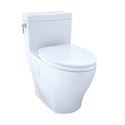 Toilette cuvette allongée et siège de bidet intelligent combinés