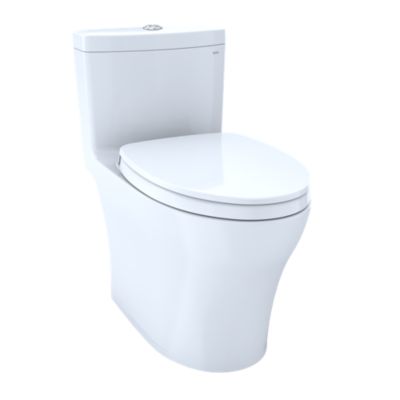 Aquia Iv One Piece Toilet 1 28 Gpf 0 8 Gpf Elongated Bowl Washlet Connection Totousa Com