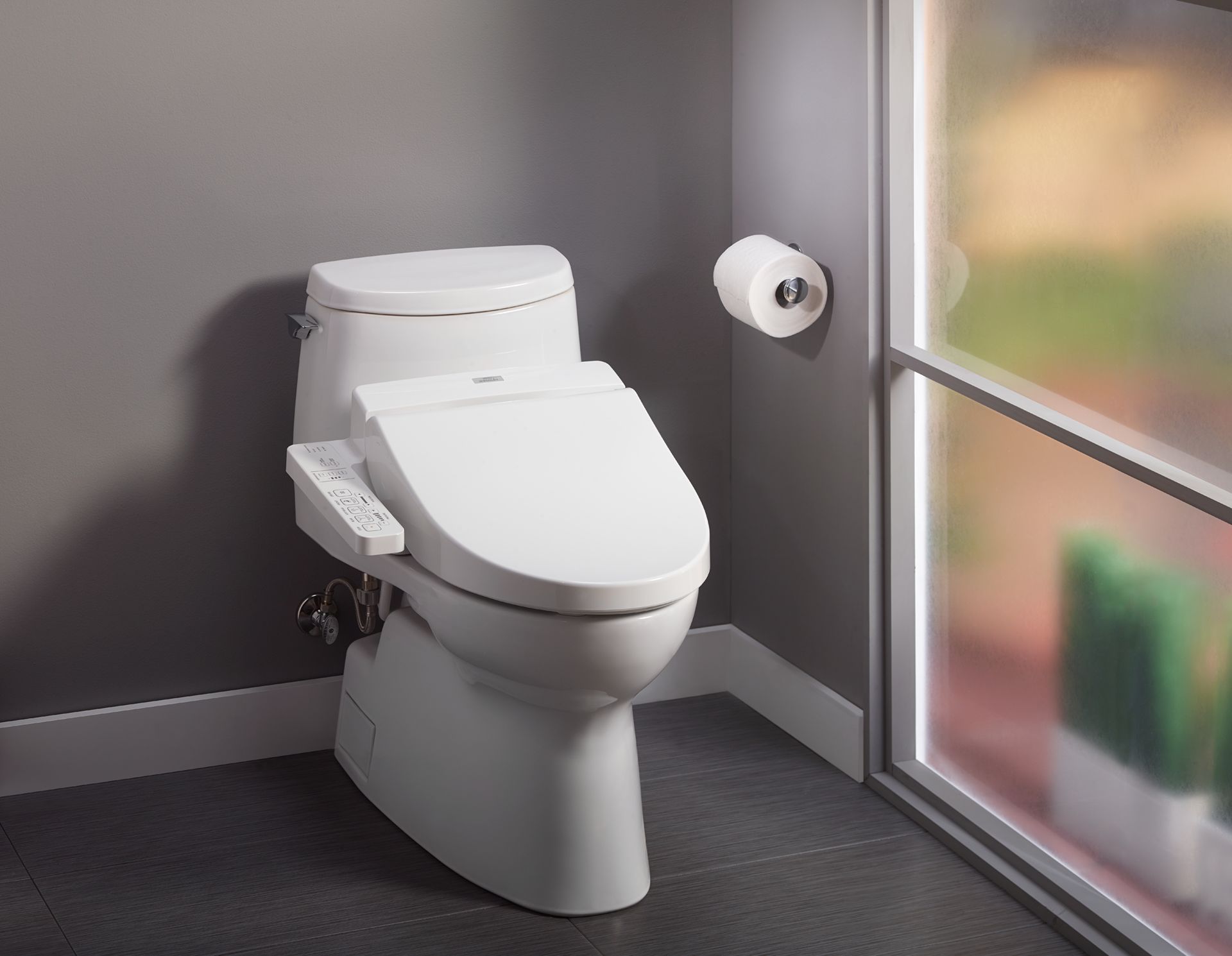 Carlyle® II 1G WASHLET®+ C100 One-Piece Toilet - 1.0 GPF - TotoUSA.com