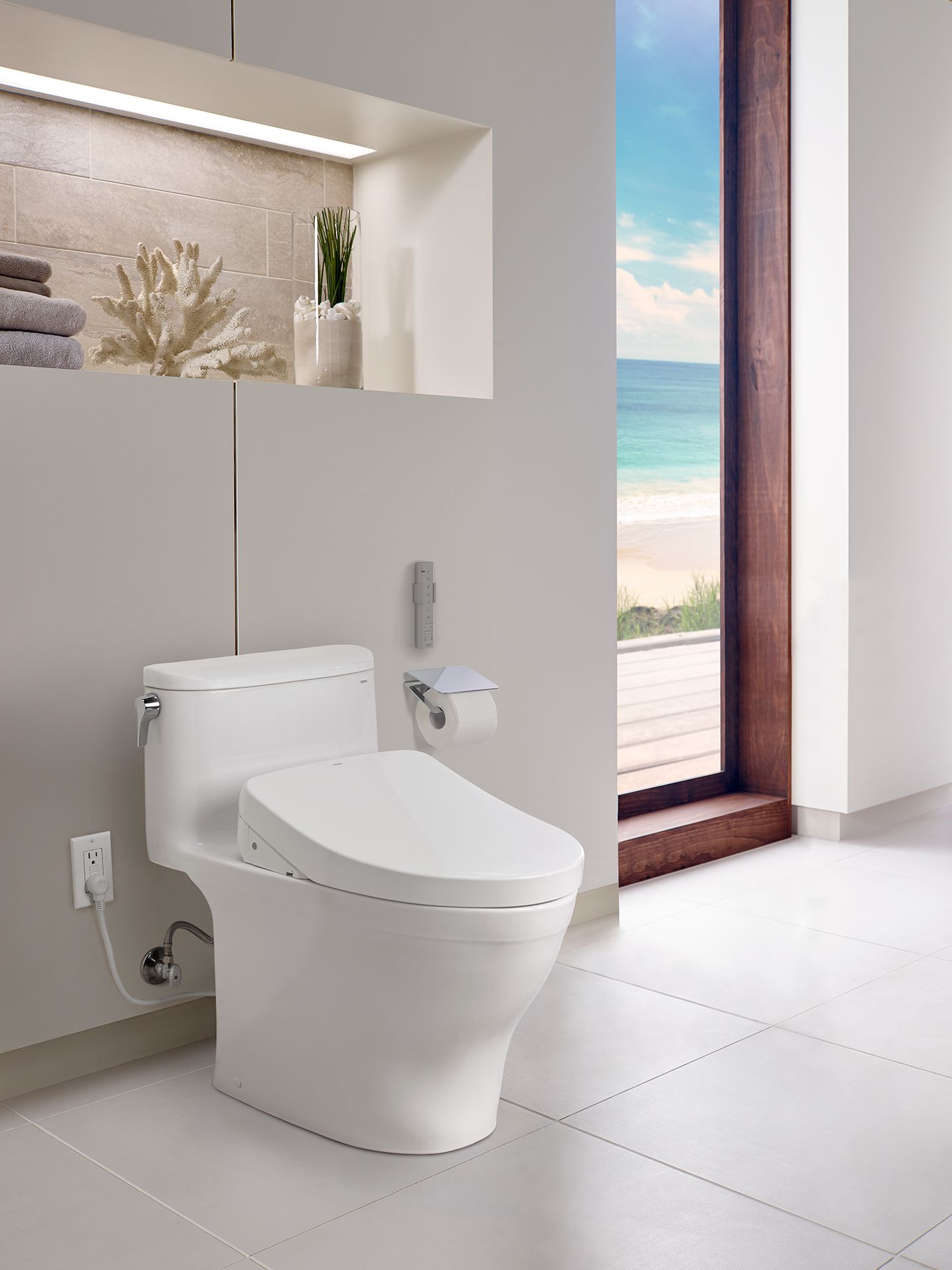 Nexus® WASHLET®+ S550e One-Piece Toilet - 1.28 GPF - TotoUSA.com